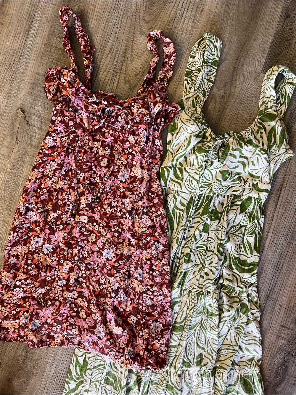 2 cute flowy dresses